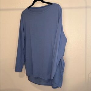 Lululemon Back In Action women’s Blue Long Sleeve Top